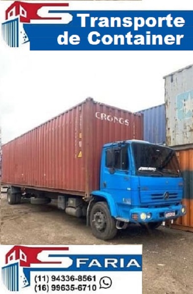 Transporte de container Santos